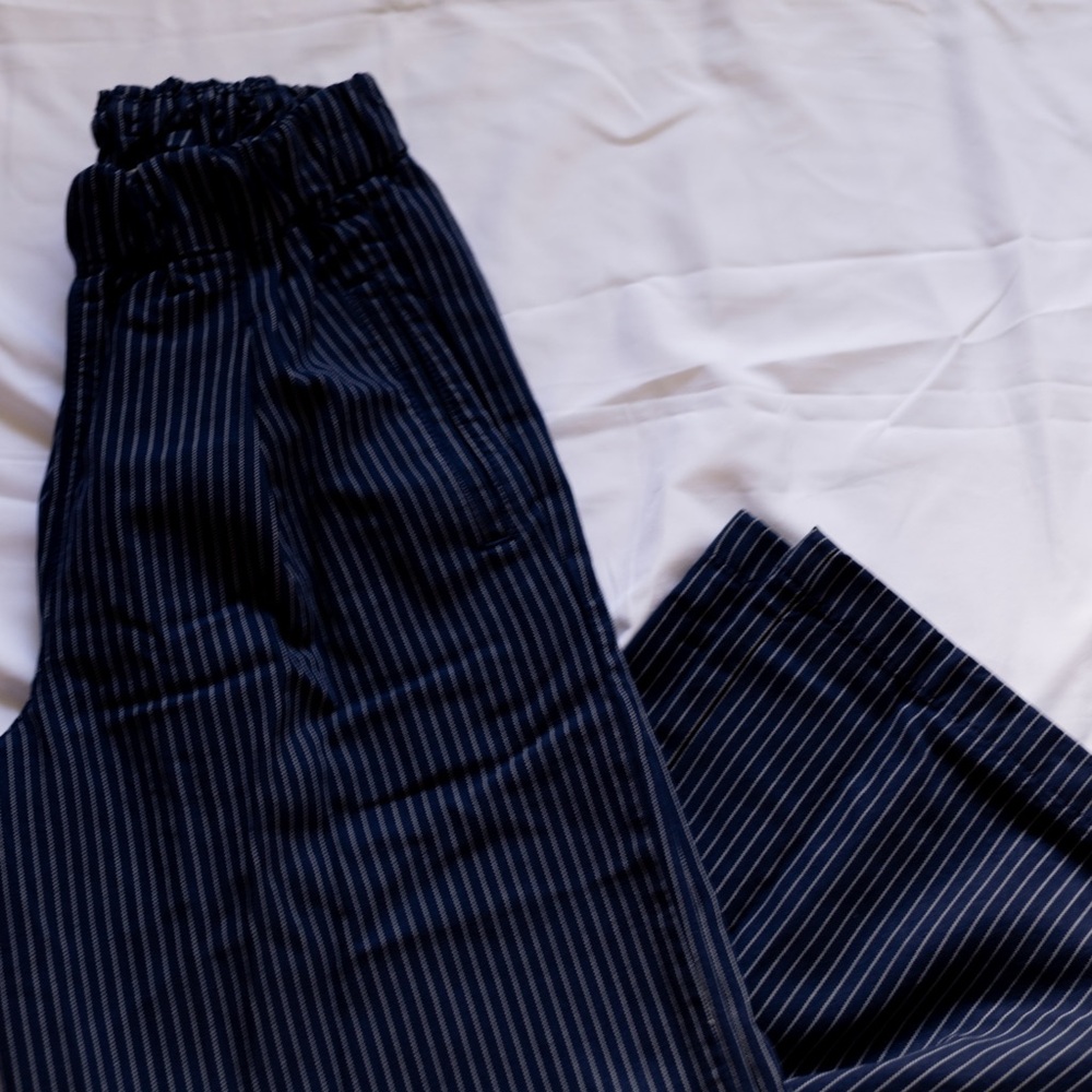 Navy Striped Women’s Pants